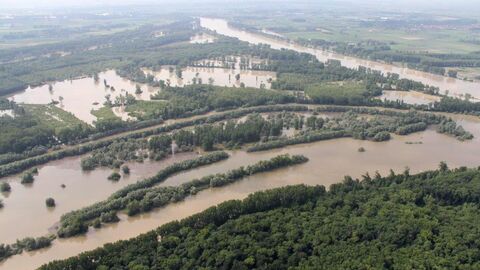 Überflutung im Jahr 2013