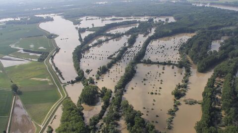 Überflutung im Jahr 2013