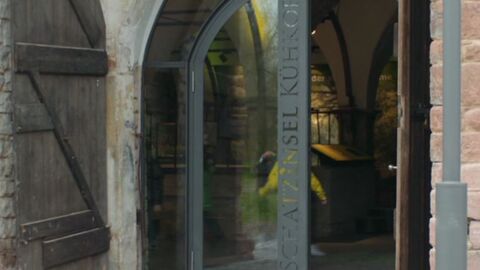 Eingangsbereich des Umweltbildungszentrums Schatzinsel Kühkopf